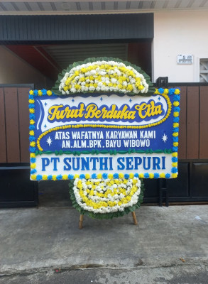 Papan Bunga Duka di Kalideres