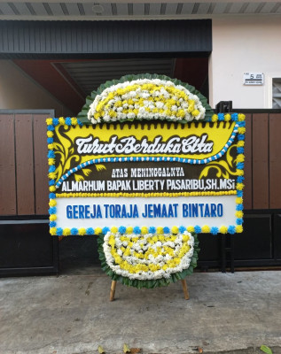 Papan Bunga Duka di Kalideres