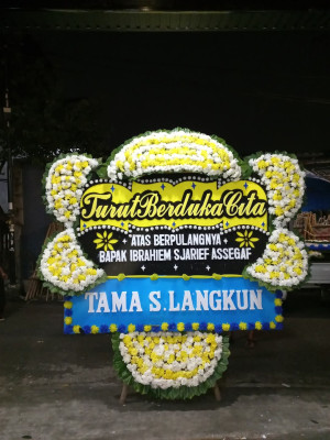 Papan Bunga Duka di Kalideres